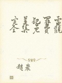 完美犯罪电视剧全集免费观看