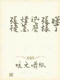 张炜迅张晔子最后怎么样了