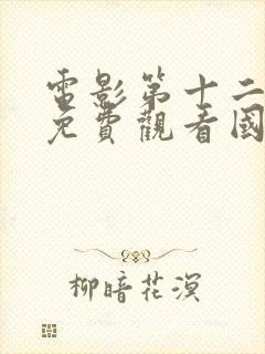 电影第十二个人免费观看国语