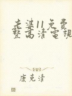 老婆11免费完整高清电视剧在线看