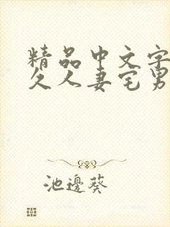 精品中文字幕久久人妻宅男