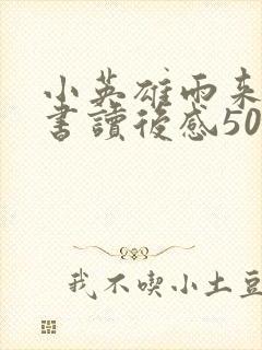小英雄雨来整本书读后感500字