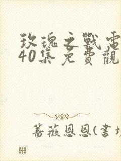 玫瑰之战电视剧40集免费观看