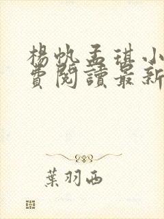 杨帆孟琪小说免费阅读最新章节更新时间封面