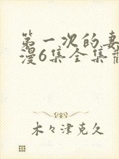 第一次的妻子动漫6集全集观看免费封面
