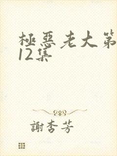 极恶老大第二季12集封面