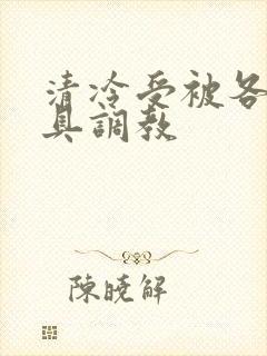 清冷受被各种道具调教封面