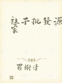 袜子批发源头厂家封面