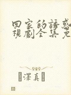 回家的诱惑 电视剧全集免费观看