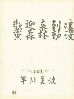 欢迎来到浪荡精灵森林动漫在线观看全集封面