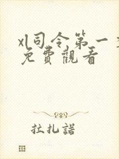 xl司令第一季免费观看