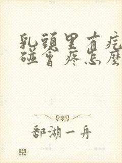 乳头里有疙瘩一碰会疼怎么回事封面