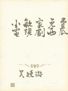 小敏家免费观看电视剧西瓜封面