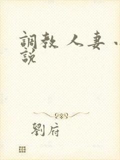 调教 人妻 小说