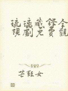 琉璃藏锋全集电视剧免费观看高清