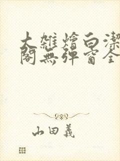 大杂烩白洁笔趣阁无弹窗全本