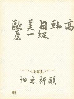 欧美日韩高清国产一级封面