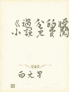 《过分的暧昧》小说免费阅读全文封面