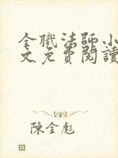 全职法师小说全文免费阅读无弹窗