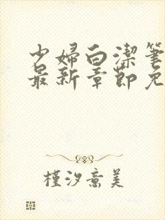 少妇白洁笔趣阁最新章节免费