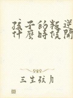 孩子的叛逆期是什么时候开始的