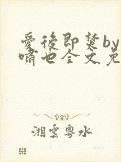 爱后即焚by林啸也全文免费阅读笔趣阁