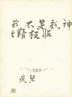 我不是戏神txt精校版