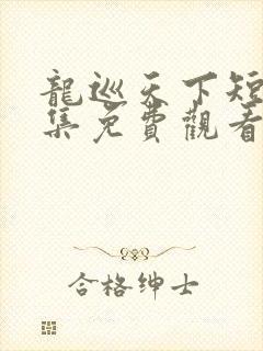 龙巡天下短剧全集免费观看