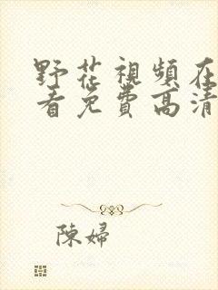 野花视频在线观看免费高清完整