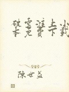 破云淮上小说全本免费下载封面