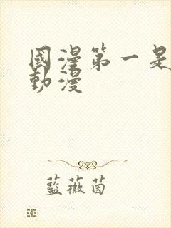 国漫第一是什么动漫