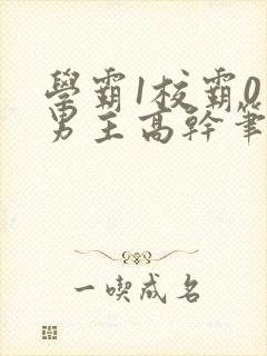 学霸1校霸0双男主高干笔趣阁