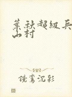 叶秋超级兵王在山村封面