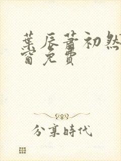 叶辰萧初然无弹窗免费