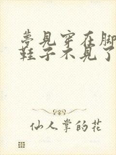 梦见穿在脚上的鞋子不见了