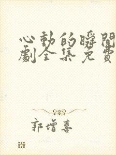 心动的瞬间电视剧全集免费