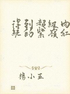 得到超级肉禽系统的紫岭红山