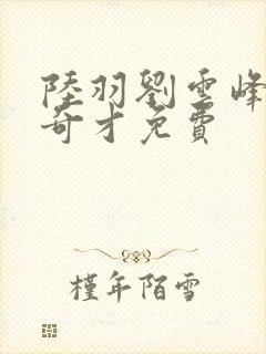 陆羽刘云峰鸿途奇才免费