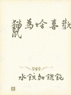 猫为啥喜欢抓老鼠