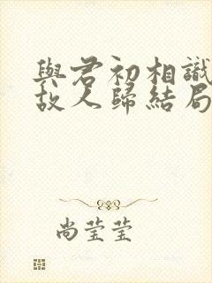 与君初相识恰似故人归结局封面