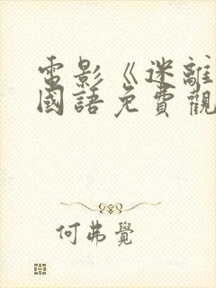 电影《迷离夜》国语免费观看