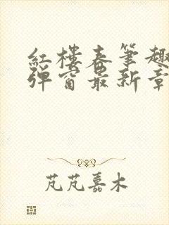 红楼春笔趣阁无弹窗最新章节免费阅读