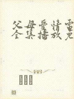 父母爱情电视剧全集播放免费观看