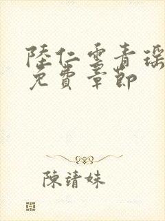 陆仁云青瑶小说免费章节