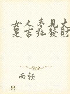 女人梦见大领导是吉兆发财