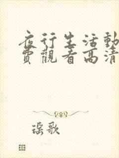 夜行生活动漫免费观看高清全集