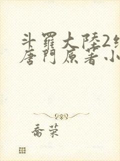 斗罗大陆2绝世唐门原著小说免费阅读