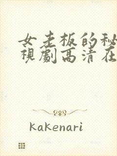 女老板的秘密电视剧高清在线播放