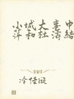 小城大事中李秋萍和杜涛结局