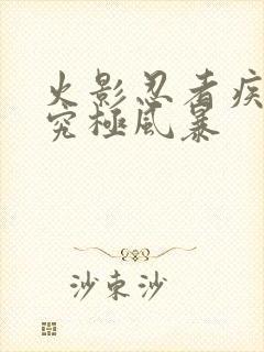 火影忍者疾风传究极风暴封面